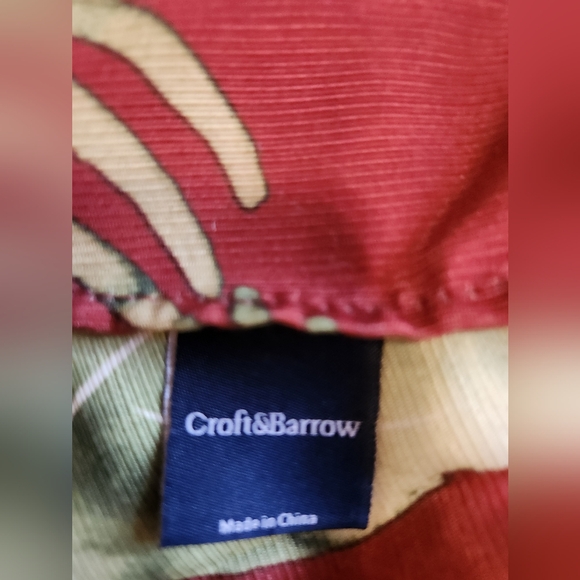 Croft & Barrow Rectangle 60 x 48 Tropical pattern - Picture 2 of 3